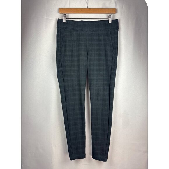 Liverpool Los Angeles Womens Petite 4/27 Plaid Pants Viscose & Nylon Blend - Picture 1 of 5
